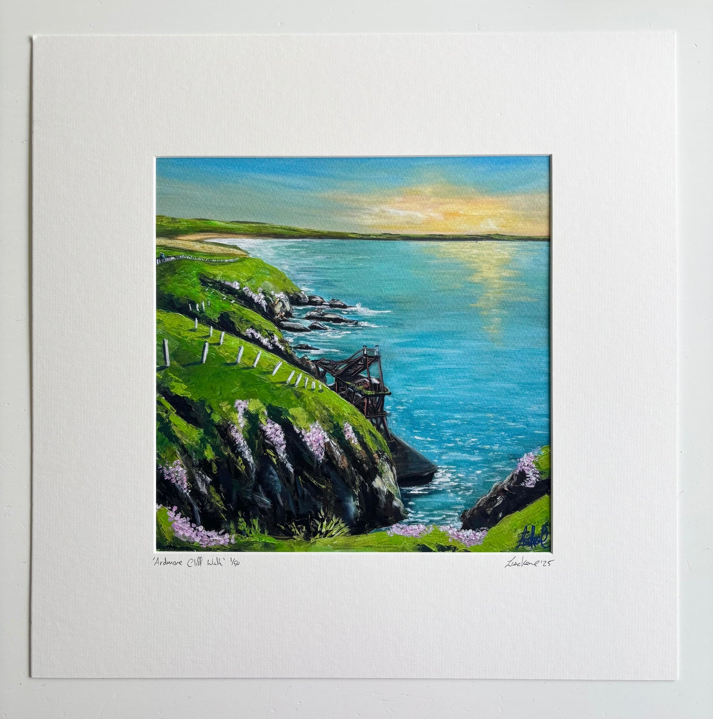 Ardmore Cliff Walk Fine art print