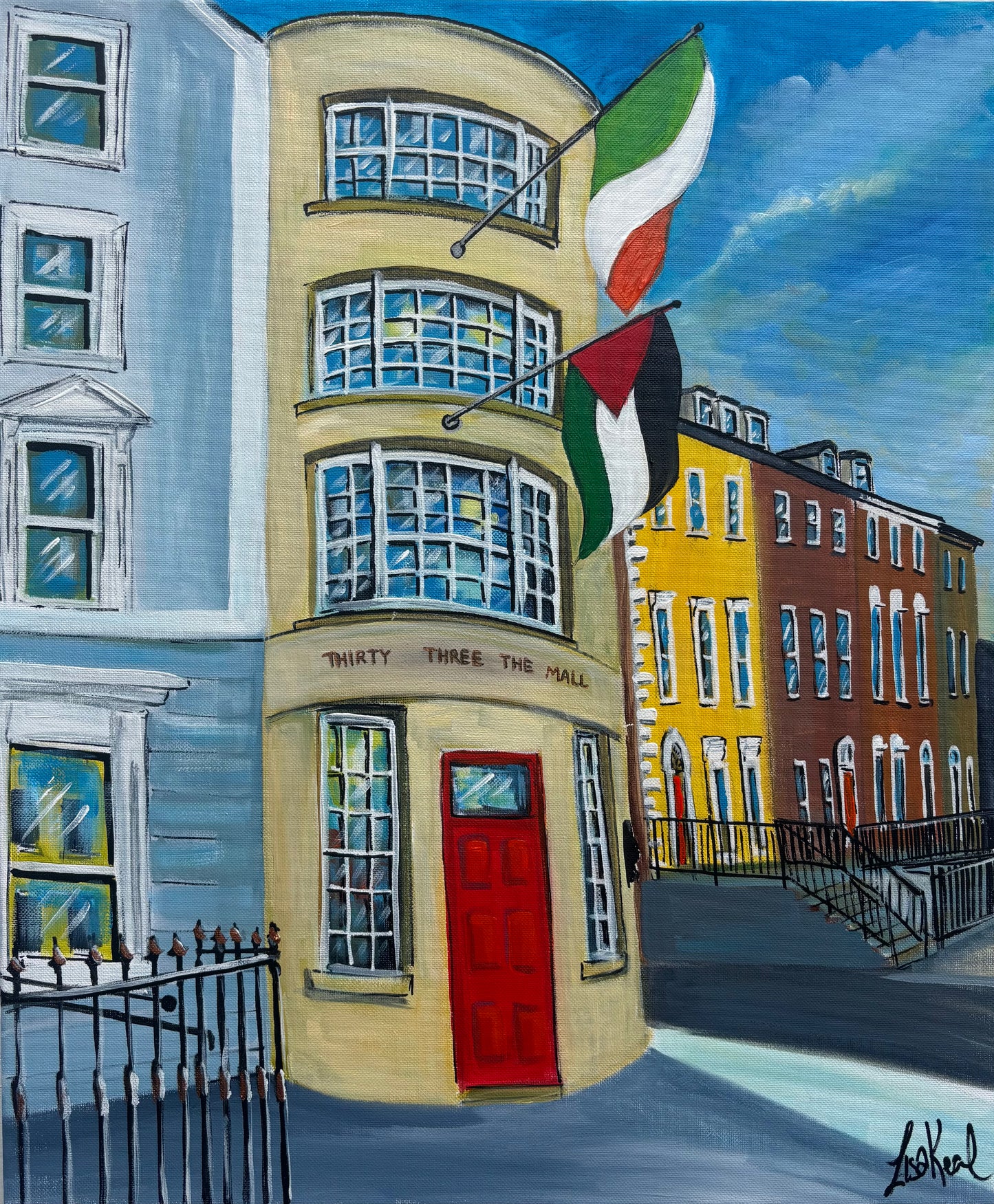 Thirty Three The Mall Palestine greeting card