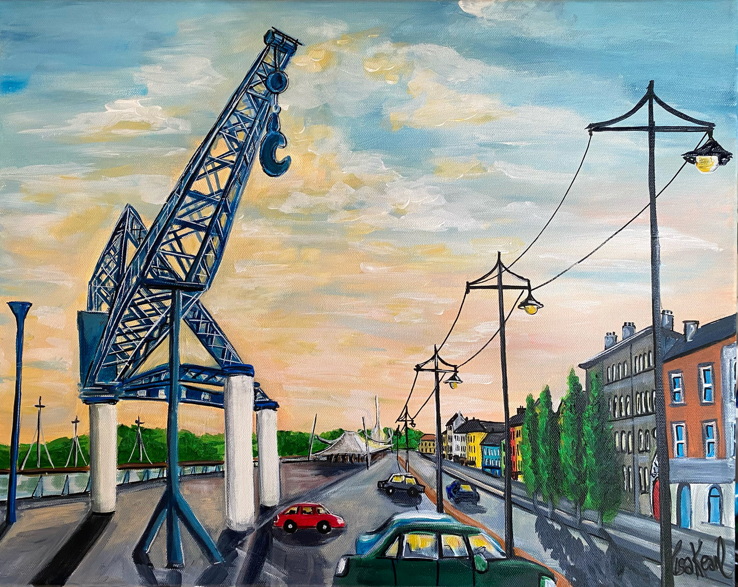 The Big Blue Crane