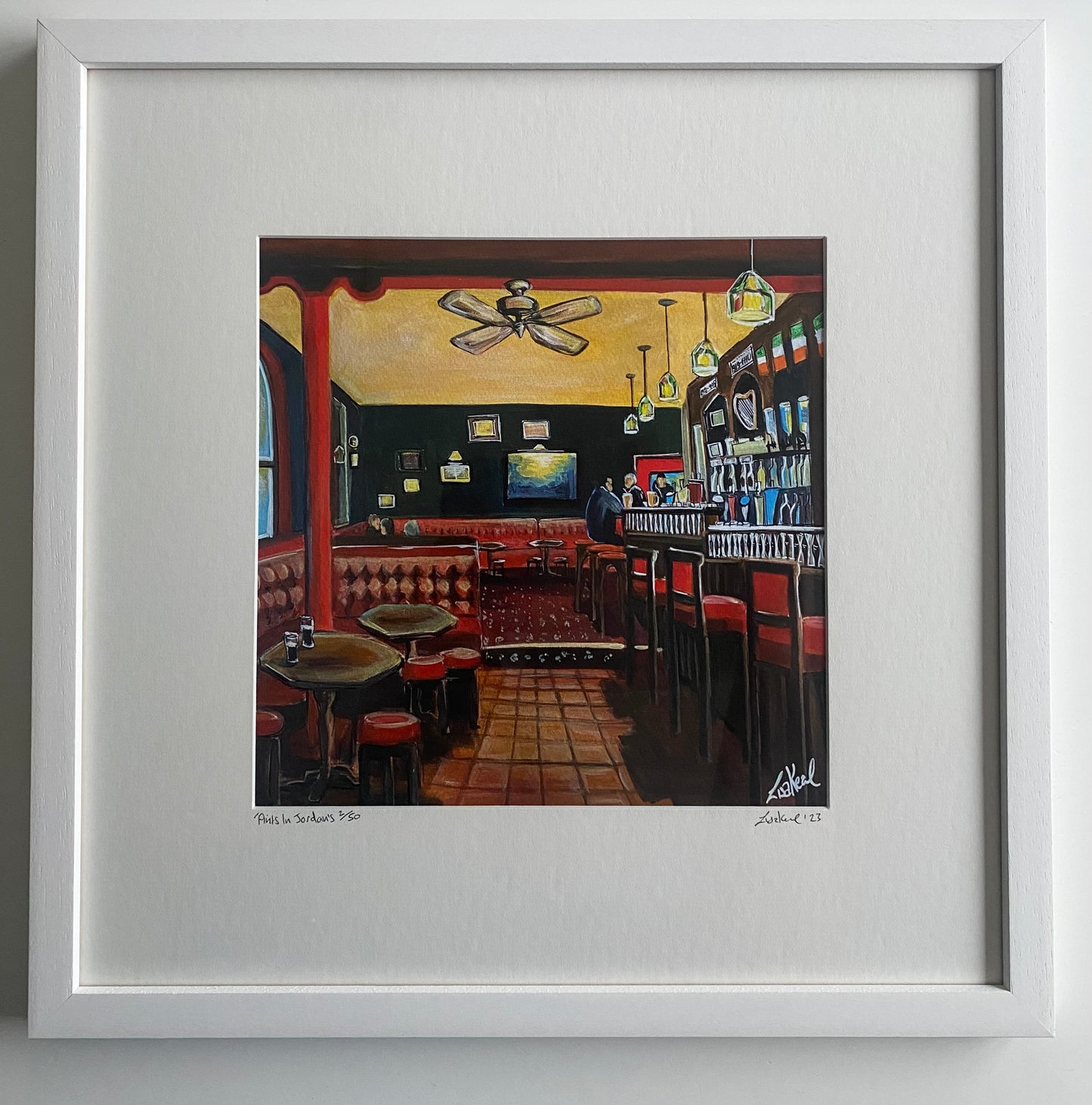 Pints in Jordan’s fine art print