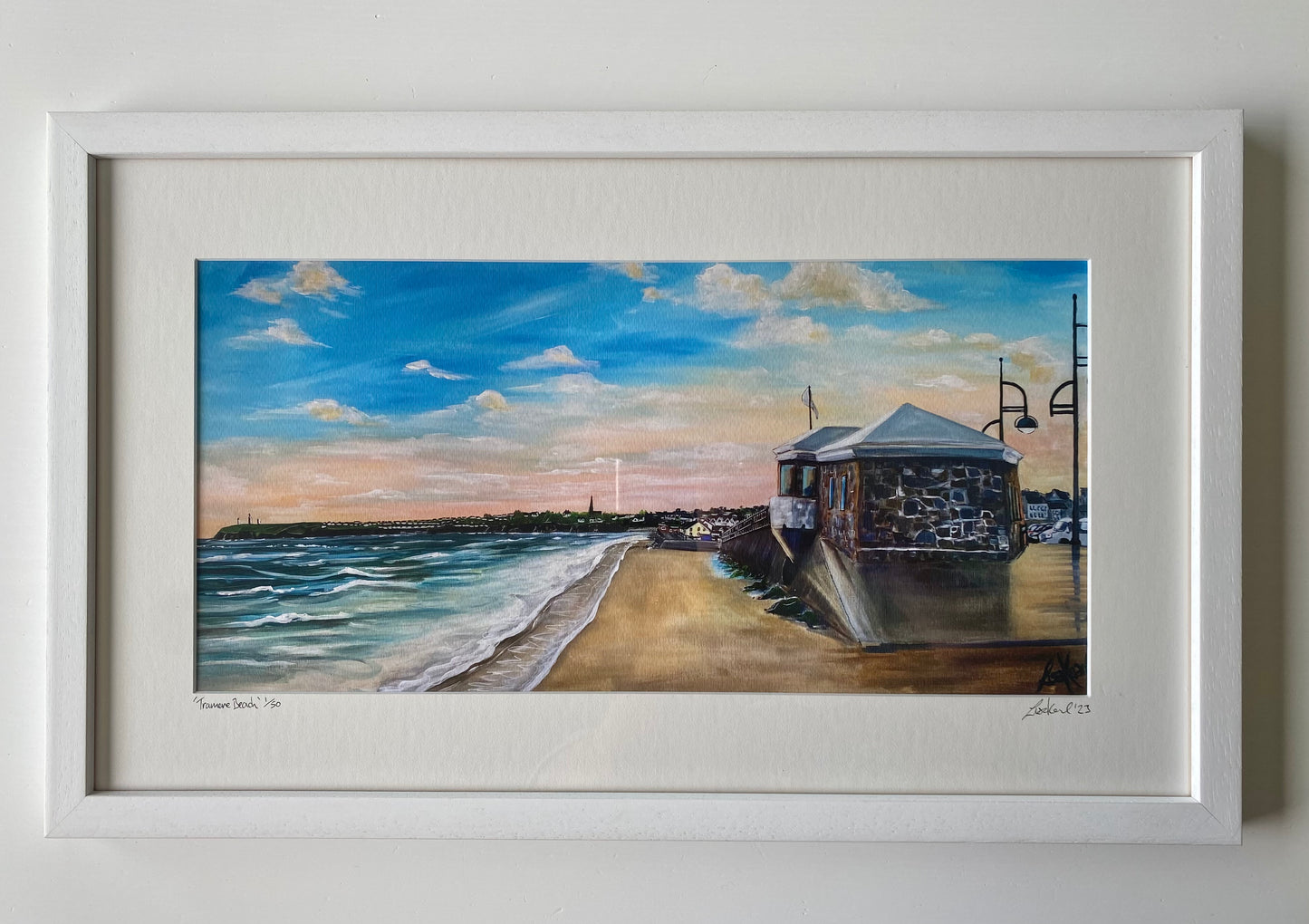 Tramore Beach Framed Fine Art Print