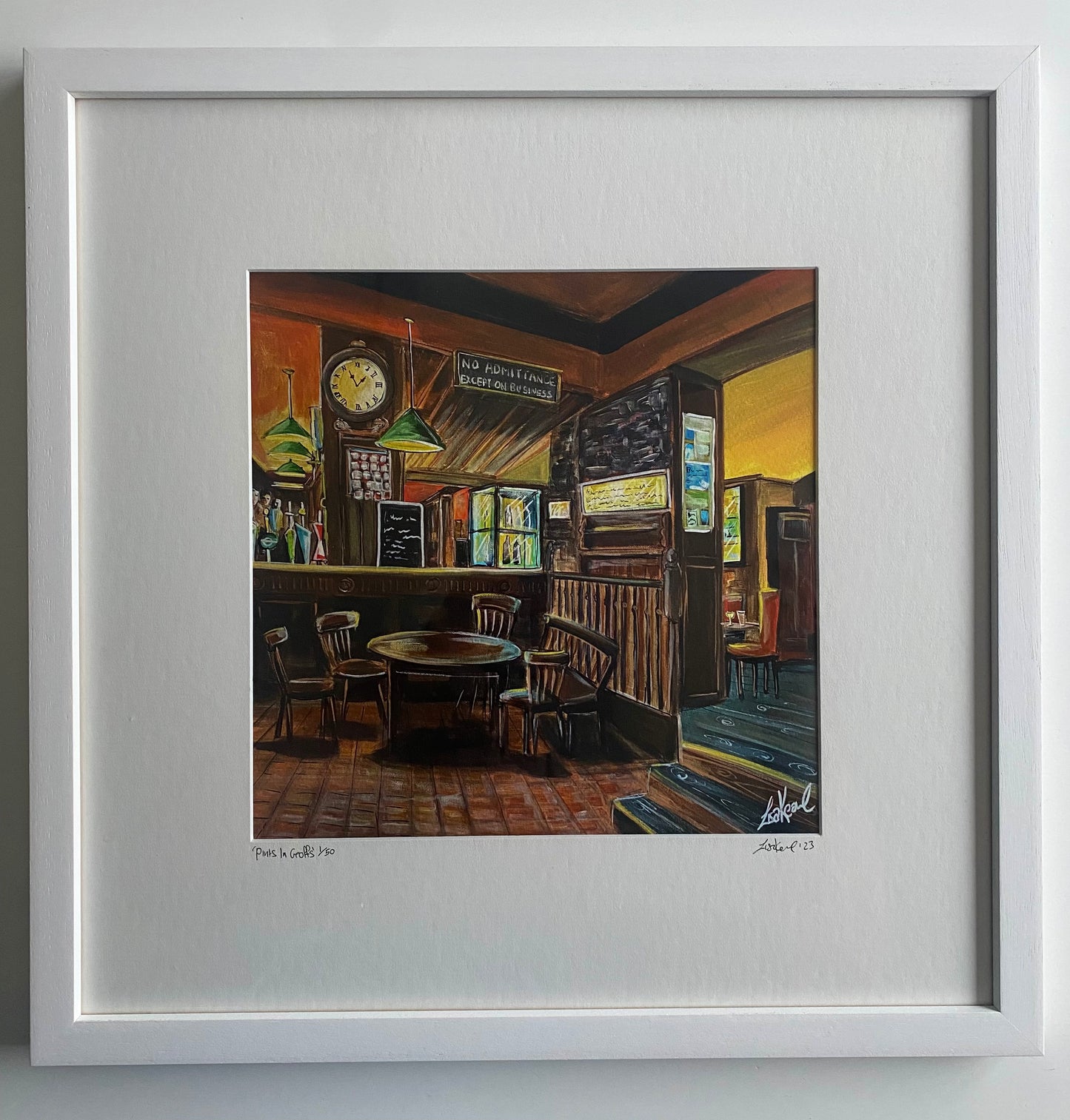 Pints in Geoffs fine art print