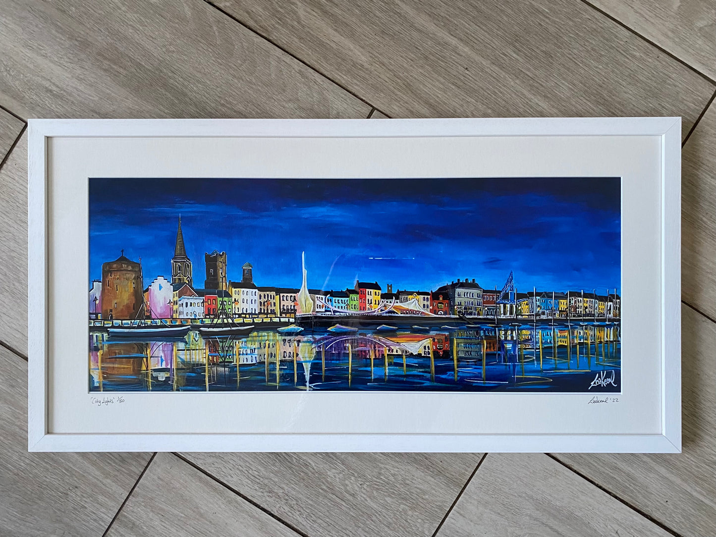 City Lights Framed fine art print