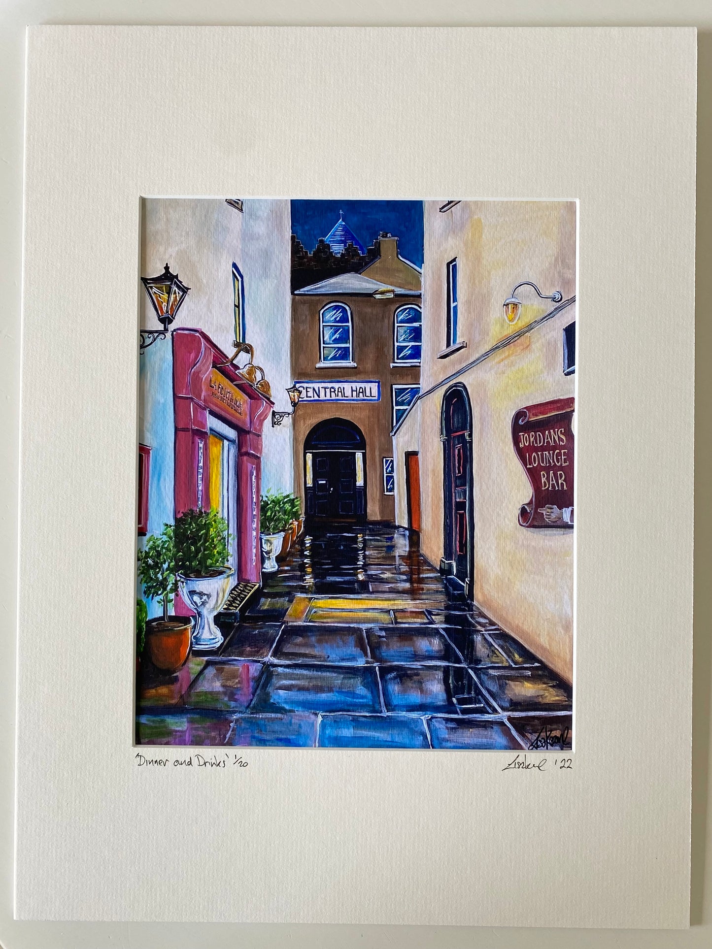 Dinner and Drinks fine art print