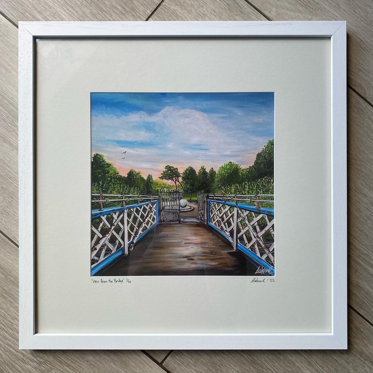 View from the bridge fine art print